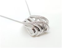 Anhänger Recarlo Dame in Gold Diamante 0.39 Ct ZT 638/B - ZT 638/B